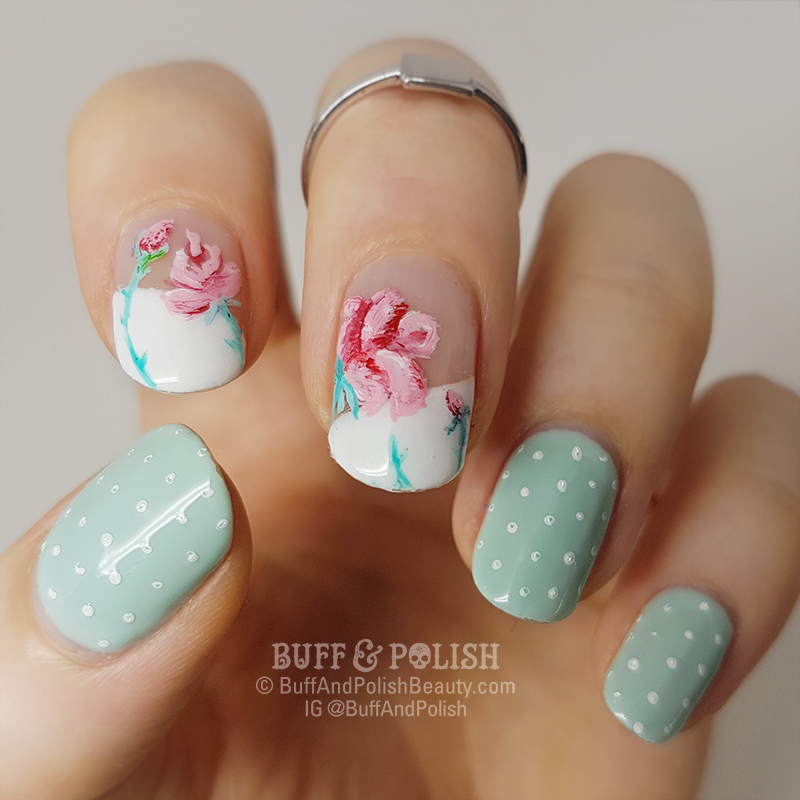 Buff & Polish - Handpainted Appletini-Roses