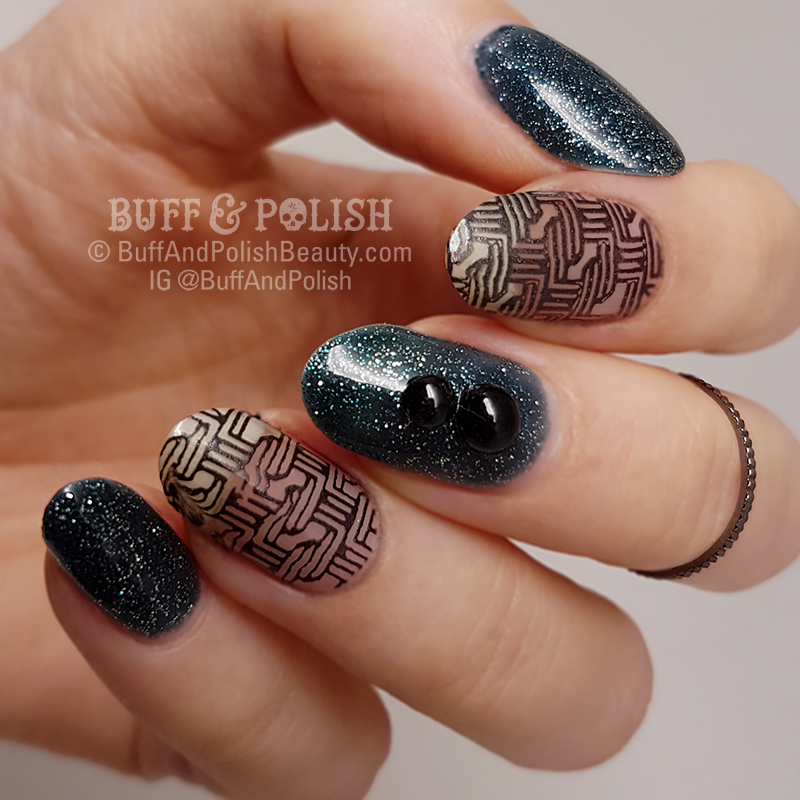 Buff & Polish - Paparazzi Glitterati with Stamping